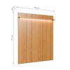 Panel TV Decocasa Neon Float hasta 70" Carvalho