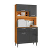 Kit de Cocina Onessta Malva 1 Caj&oacute;n 4 Puertas Cinamomo Grafito