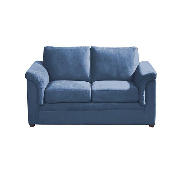 Sofá Latam Home Ancona 2 Cuerpos Azul Petróleo