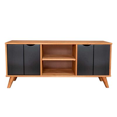 Rack TV Vekkahome Grecia Hasta 43" Café