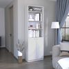Estante 2 Puertas + Complemento TuHome Home Blanco