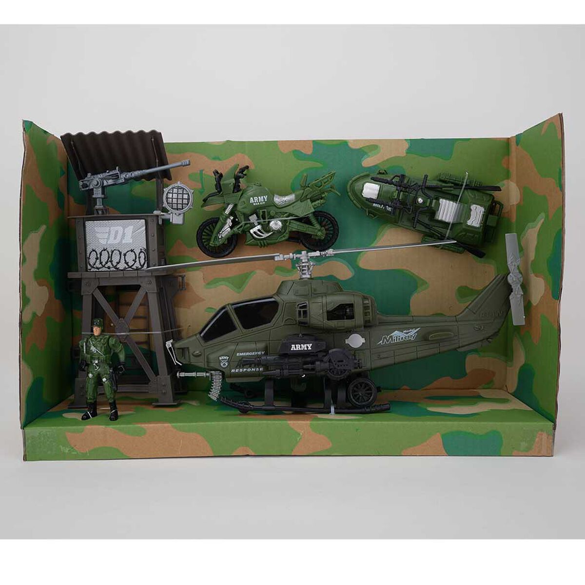 Set Militar Hélicoptero Happy Valley