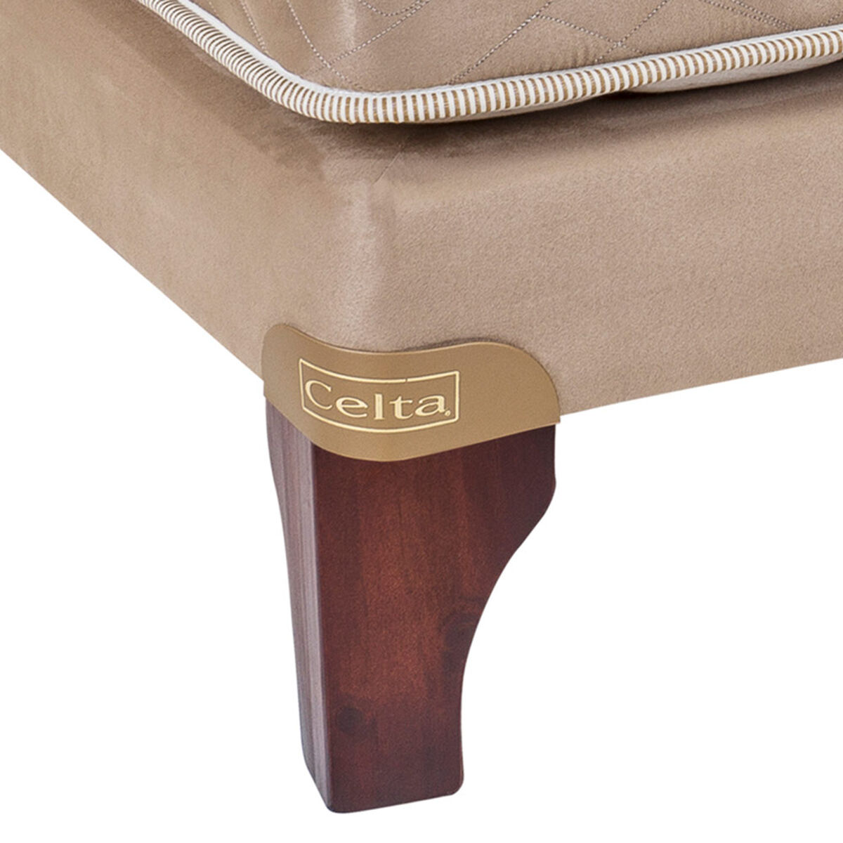 Cama Europea Celta Full Bamboo + Almohadas