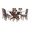Juego de Comedor Latam Home Alicante 6 Sillas Gris