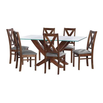 Imagen 1 del producto Juego de Comedor Latam Home Alicante 6 Sillas Gris