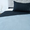 Quilt Doral Hotpress Bi-Color 1,5 Plazas Negro-Gris