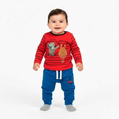 Pantal&oacute;n Buzo Jogger de Algod&oacute;n Beb&eacute; Chess Baby