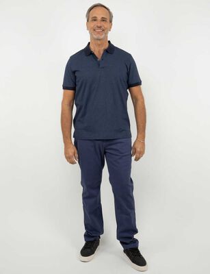 Imagen 2 del producto Polera Piqué Manga Corta Hombre Portman Club Azul, Blanco, Navy, Negro