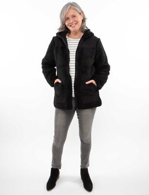 Imagen 2 del producto Chaqueta Peluda Mujer Portman Club Negro