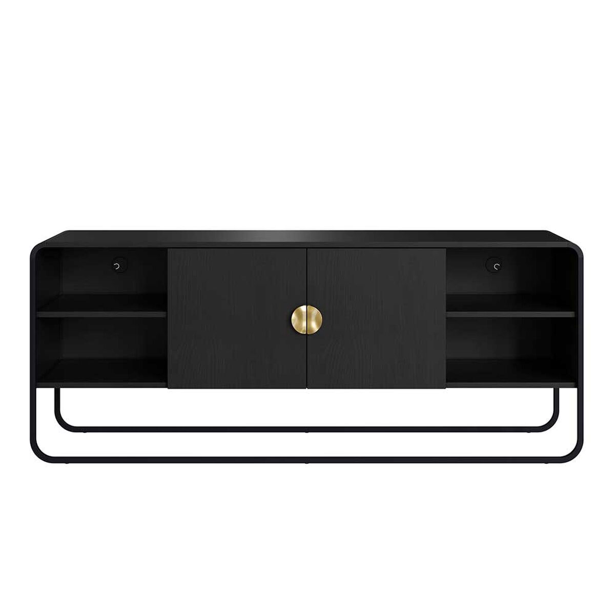 Rack Decocasa Luna Hasta 50" Negro