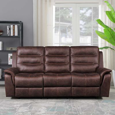 Sof&aacute; Reclinable Casanova Berl&iacute;n 3 Cuerpos Caf&eacute;
