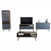 Combo Mesa de Centro + Rack + Buffet + Bar TuHome Vassel
