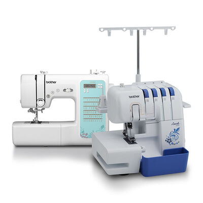Combo Máquina de Coser Brother 3534DT + Overlock CS6000XL