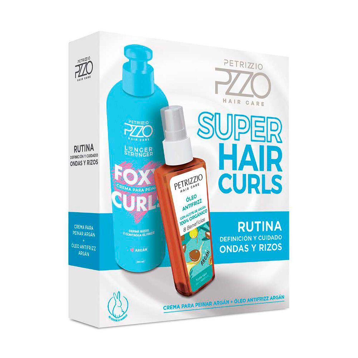 Set Super Hair Curl Crema de Peinar + &Oacute;leo Petrizzio