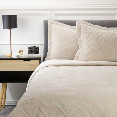 Imagen 1 del producto Plumón Austral Velvet Sherpa Zibel 1.5 Plazas Crudo