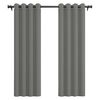 Cortina Blackout Vincenzi Tela 140 x 220 cm Gris