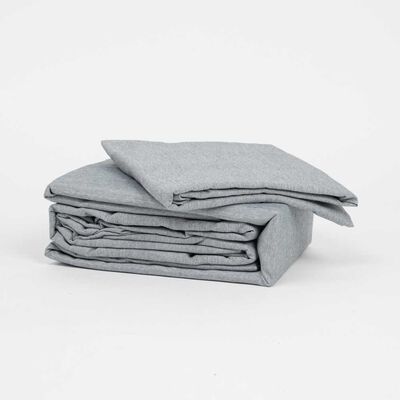 Imagen 2 del producto Juego de Sábanas Soft Touch Zibel 1.5 Plazas Gris, Verde