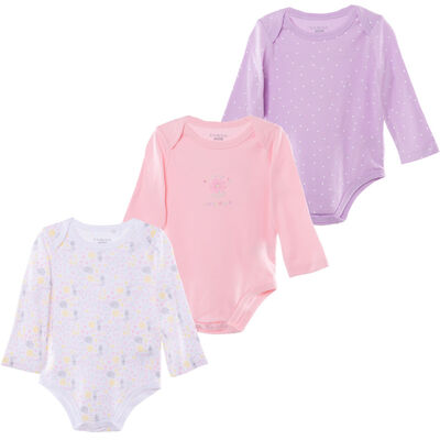 Imagen 1 del producto Pack 3 Unidades Body de Algodón  Beba Chess Baby Rosado