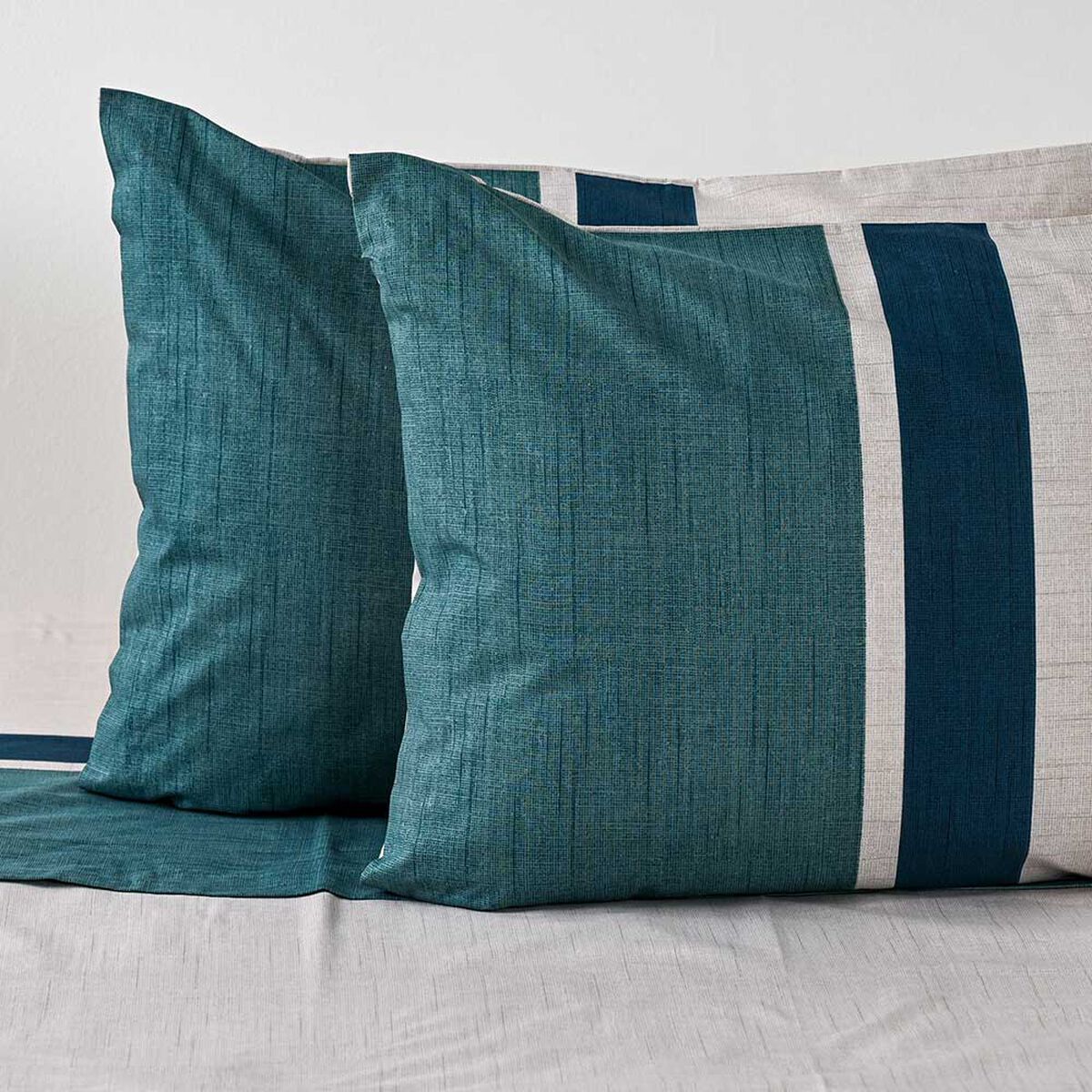 Juego de S&aacute;banas American Family King Campine 144 Hilos Verde