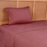 Juego de Sábanas Plumetti 1,5 Plazas Mimosa Rojo