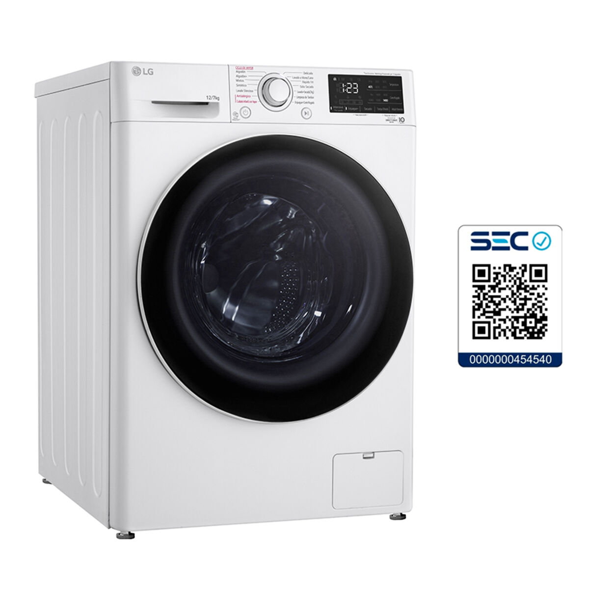 Lavadora Secadora LG WD12WVC5S6 12/7 Kg.