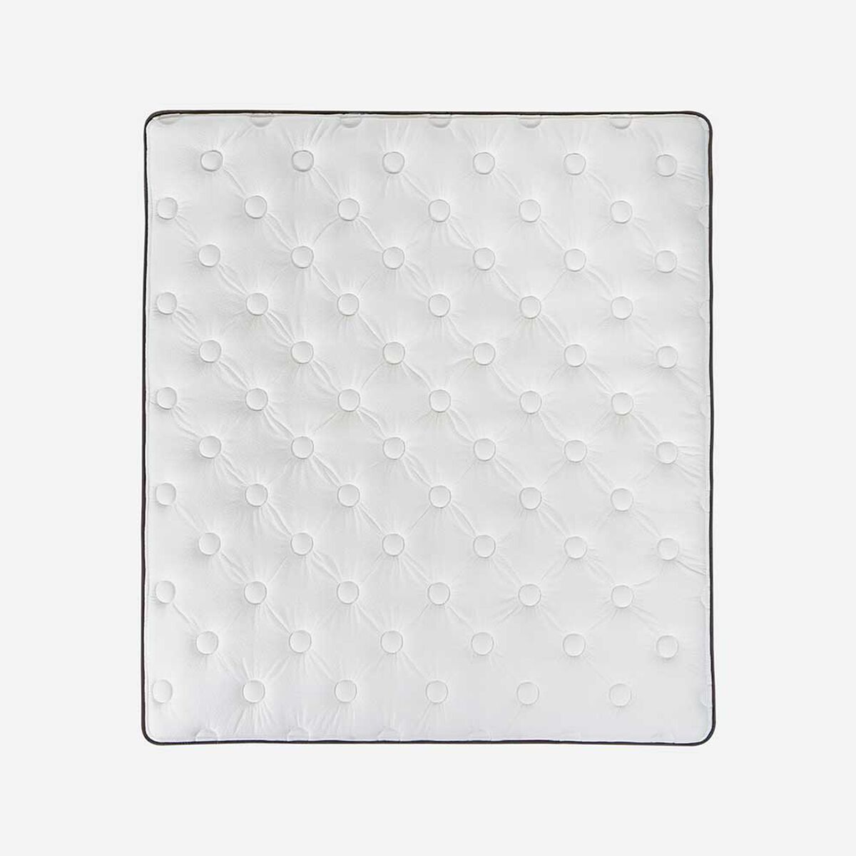 Cama Europea Rosen Base Dividida 2 Plazas New Style 6 + Respaldo + 2 Veladores Ferrara