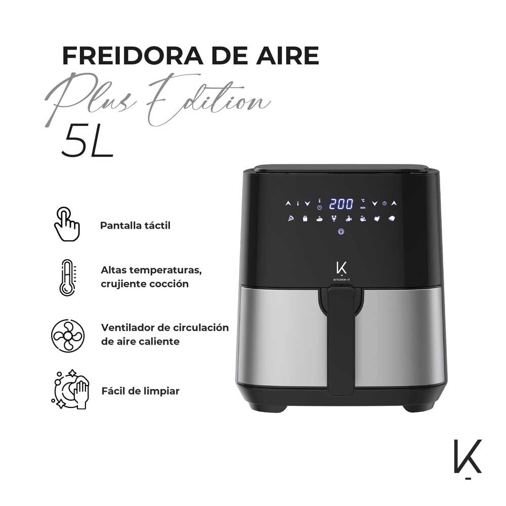 Kitchen-it Plus Edition 5 L Negro, foto 3
