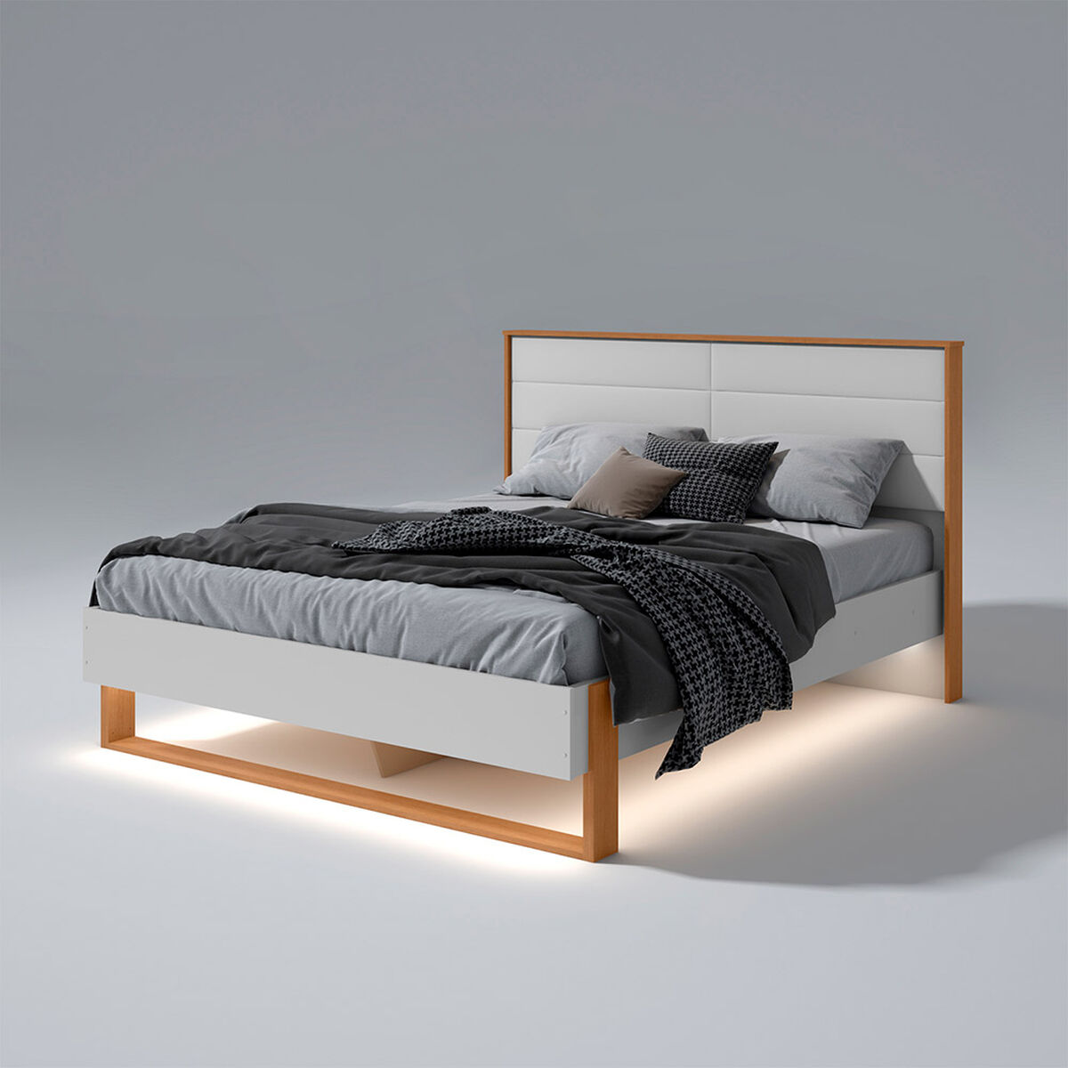 Base de Cama Di Poretti Design 2 Plazas Freetown