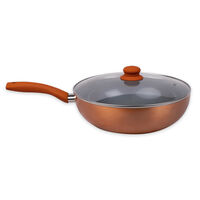 Wok Acero Inoxidable Doral Montecarlo Salmón 30 cm