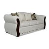 Juego de Living Elegant Detail Bartolucci Sofá 3 Cuerpos + Dos Sillones 1 Cuerpo Azul