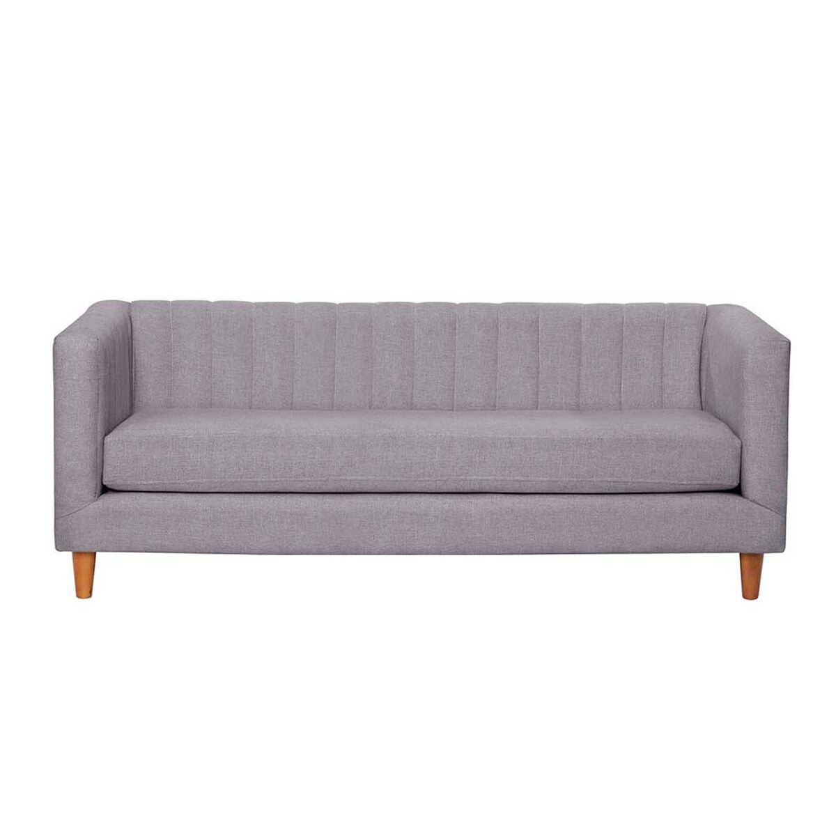 Sof&aacute; Latam Home Sorrento 3 Cuerpos Gris Claro