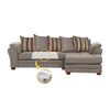 Sof&aacute; Seccional Derecho Living Factory Mustang 4 Cuerpos Caramelo