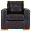 Juego de Living Muebles America Franco Sofá 3 Cuerpos + Sofá 2 Cuerpos + Sillón 1 Cuerpo Chocolate