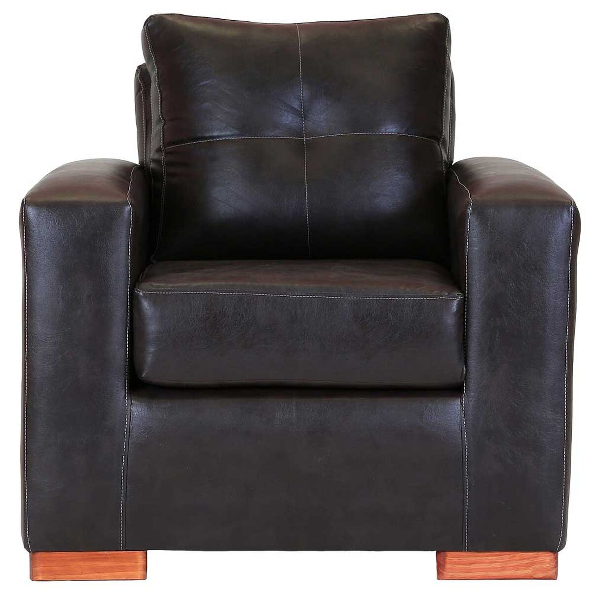 Juego de Living Muebles America Franco Sofá 3 Cuerpos + Sofá 2 Cuerpos + Sillón 1 Cuerpo Chocolate