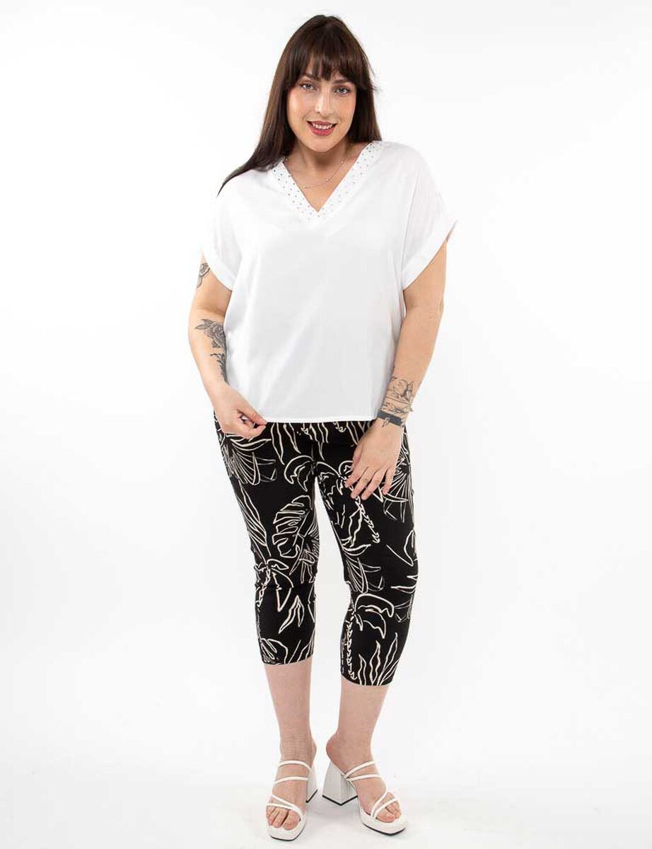 Blusa Mangas Cortas Mujer Extralindas