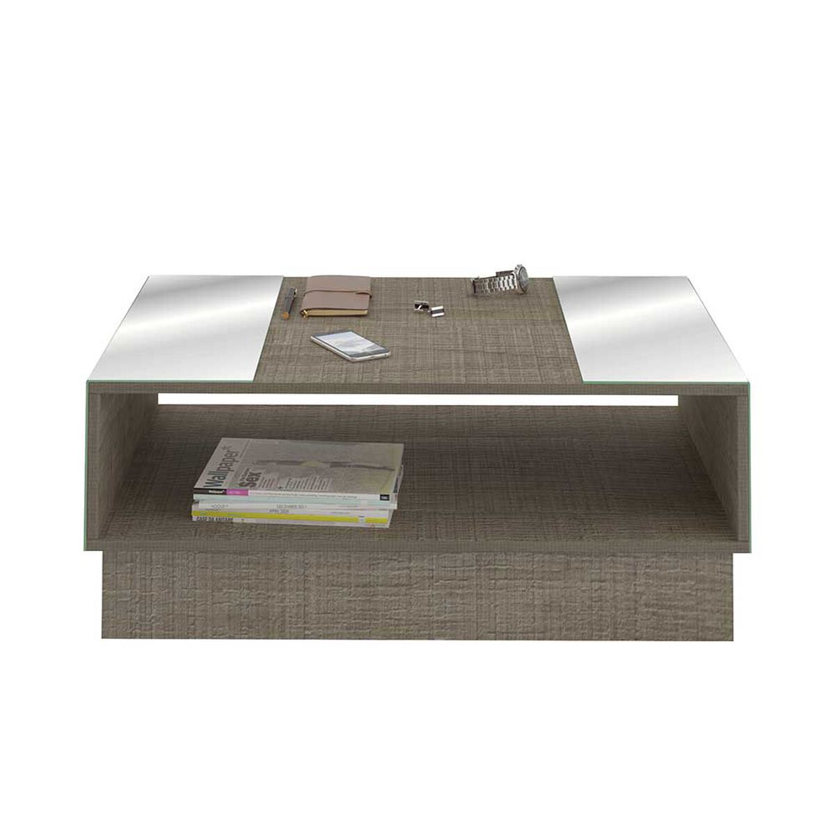 Mesa de Centro Mobilo Detroit Canela