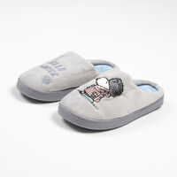 Pantufla Mujer Snoopy Gris Mela