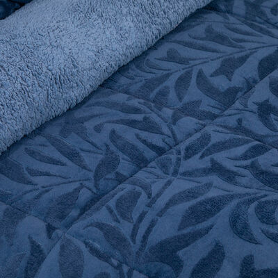 Imagen 2 del producto Cubrecama Doral 1,5 Plazas Azul Outboss Sherpa