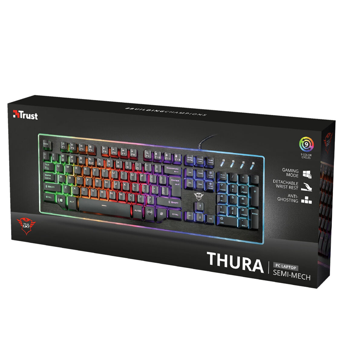 Teclado Semi Mecánico GXT860 Thura Trust