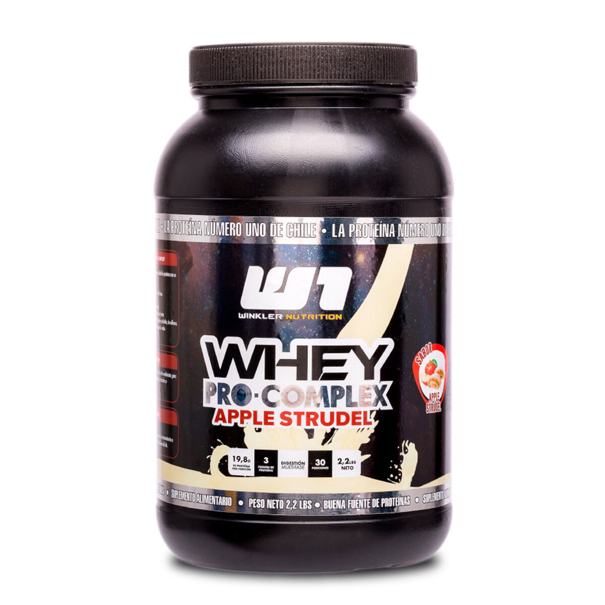 Proteína Whey Procomplex Apple Strudel 1 Kg. 30 Servicios