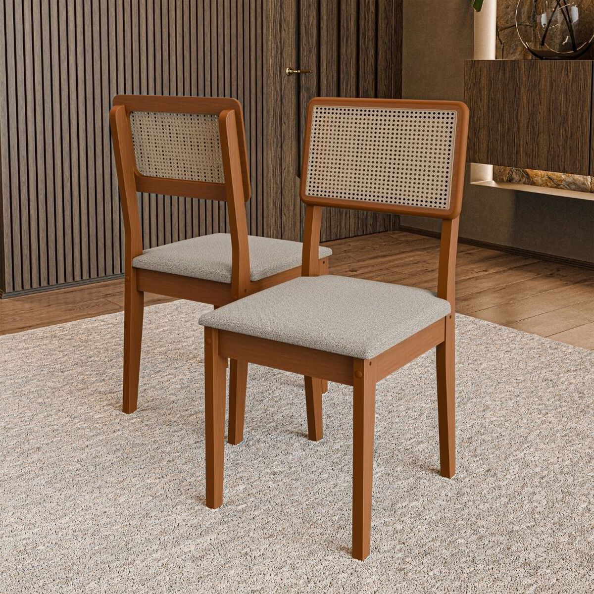 Juego de Comedor Exit Trento 6 Sillas Blanco