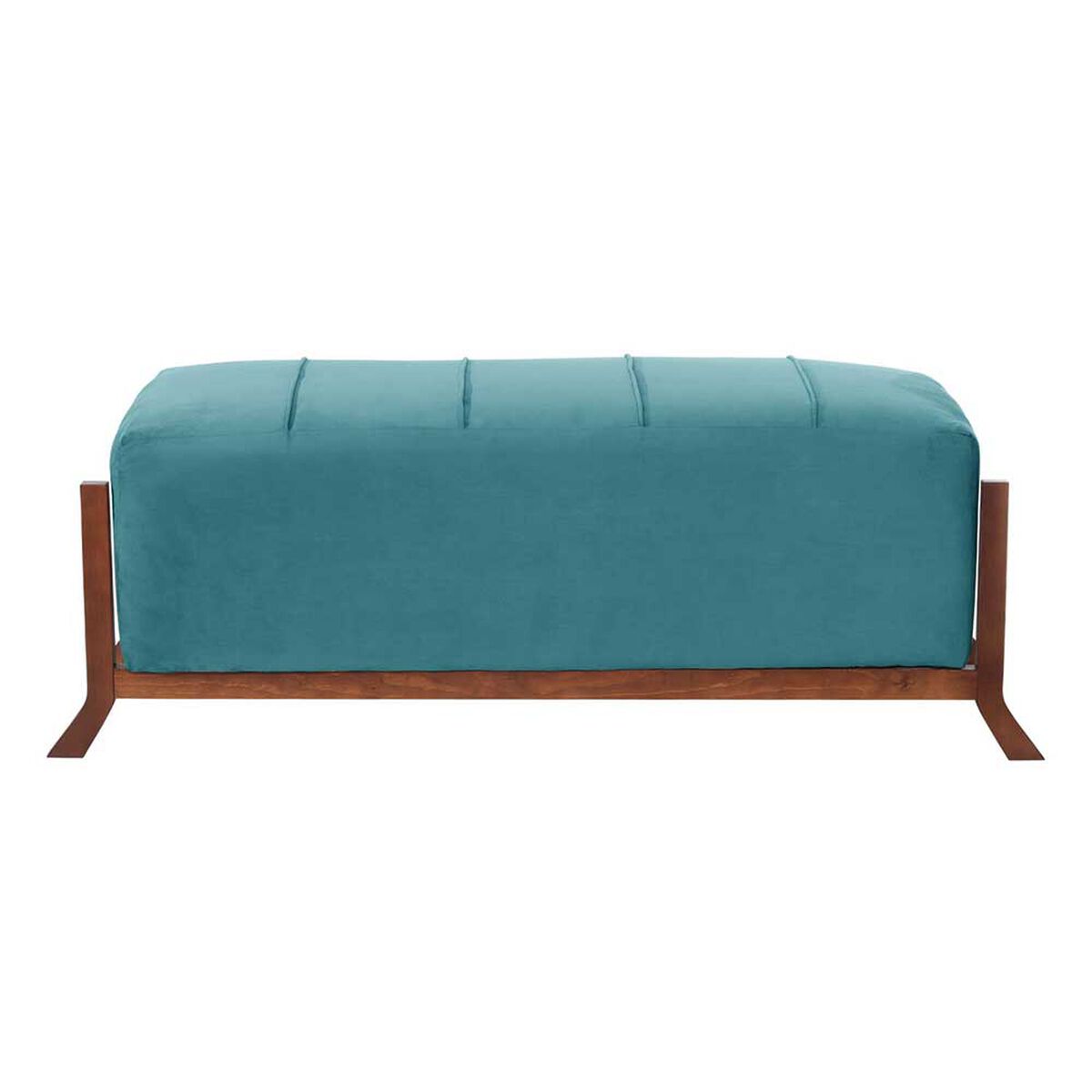 Banqueta Latam Home Marsella Tela Velvet Turquesa