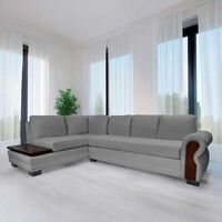 Sofá Seccional Living Factory Michigan 6 Cuerpos Gris