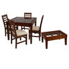 Set Comedor 4 Sillas + Mesa de Centro