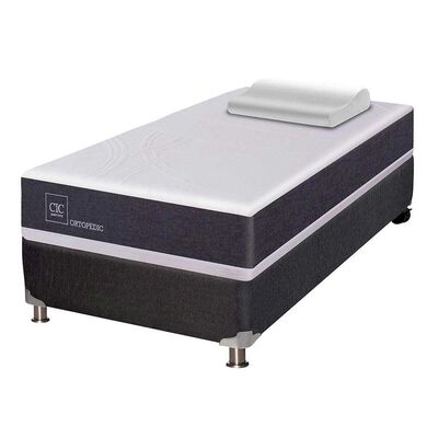 Imagen 2 del producto Box Spring CIC 1,5 Plazas Ortopedic + Almohada