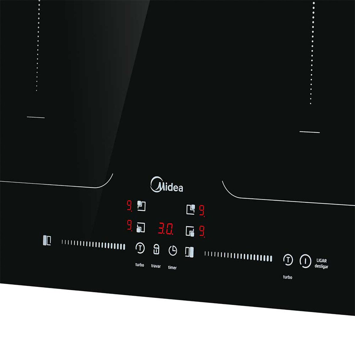 Encimera Eléctrica Midea MC-IF7455J1CC-A 4 Quemadores