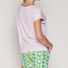 Pijama de Algodón Manga Corta Mujer Intime