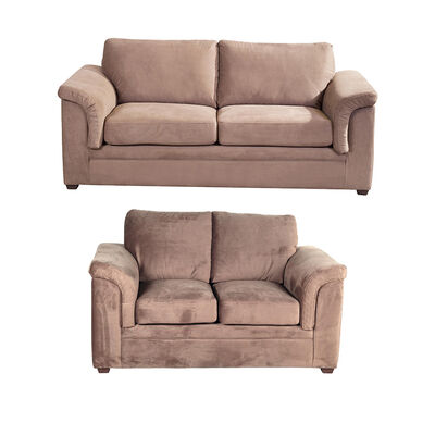 Juego de Living Latam Home Ancona 3 Cuerpos + Sofá 2 Cuerpos Beige