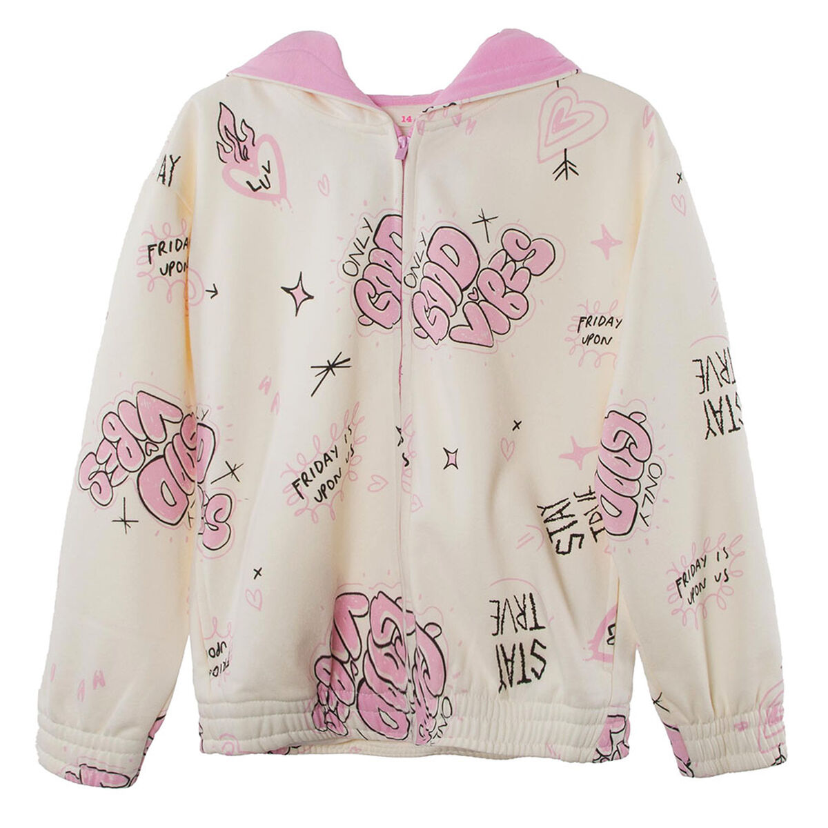 Polerón Con Estampados de Algodón Niña Mila