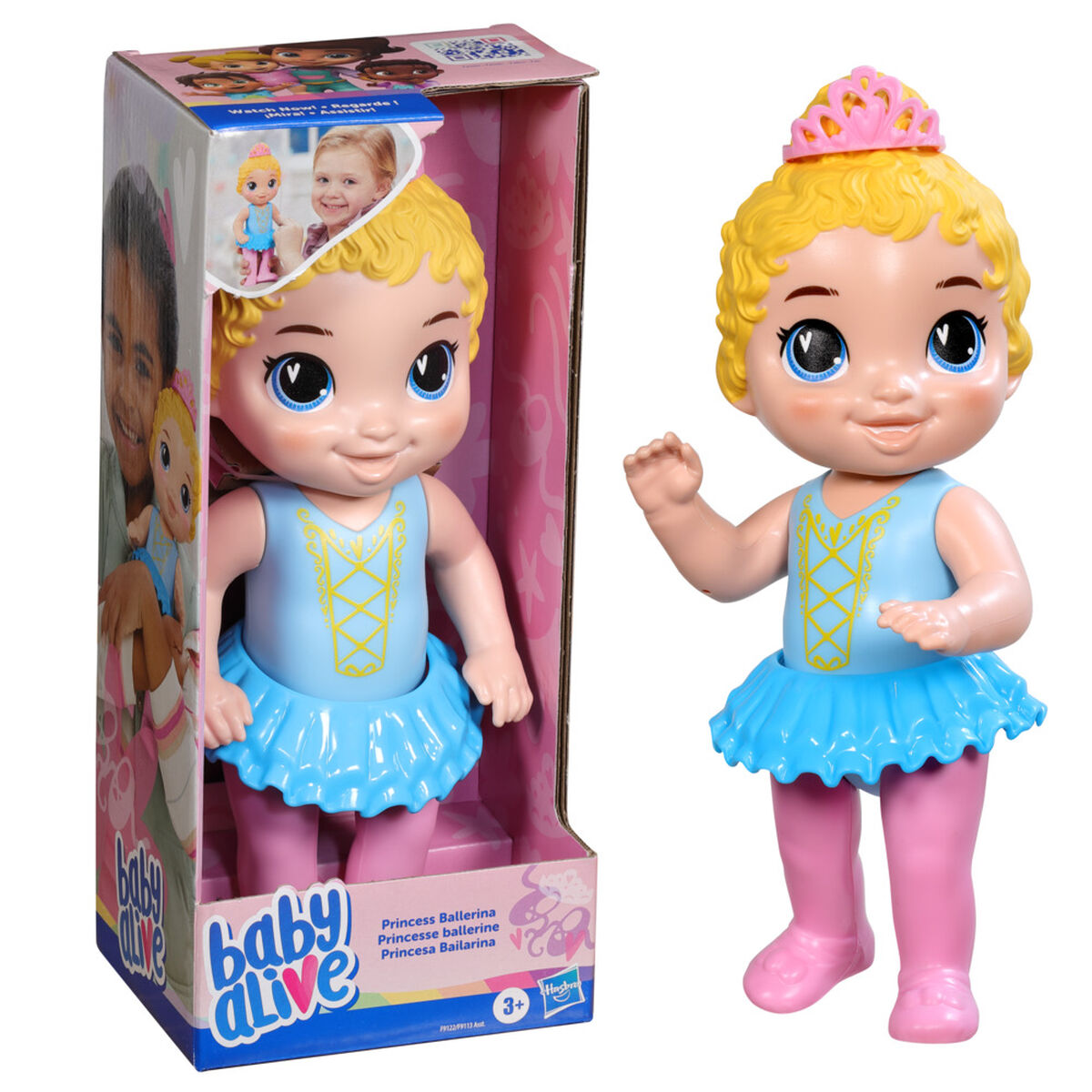 Muñeca Princesa Bailarina Cabello Rubio Baby Alive